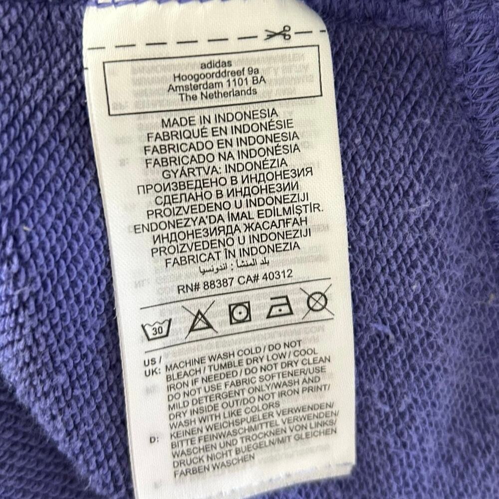 💗SOLD💗not for sale💗Adidas x KAS Limited Edition Love Unites Cropped Sweatshirt - Picture 8 of 9